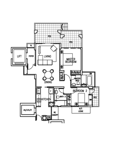 The Berth by the Cove - Floor Plan