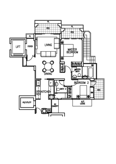 The Berth by the Cove - Floor Plan