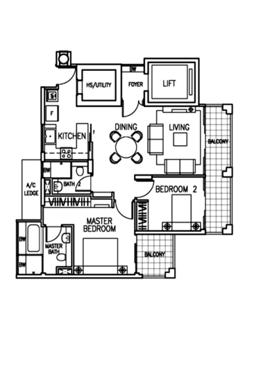 The Berth by the Cove - Floor Plan