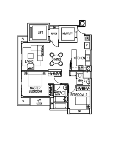 The Berth by the Cove - Floor Plan