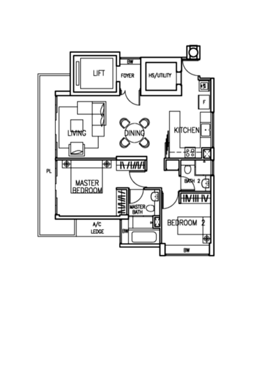 The Berth by the Cove - Floor Plan