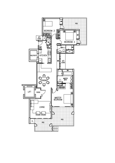 The Berth by the Cove - Floor Plan