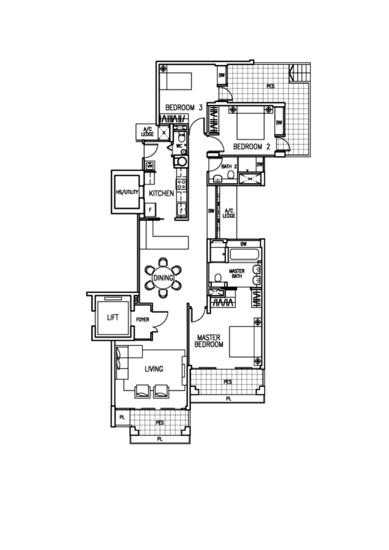 The Berth by the Cove - Floor Plan