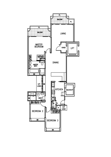 The Berth by the Cove - Floor Plan