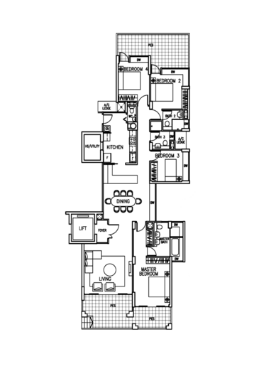 The Berth by the Cove - Floor Plan
