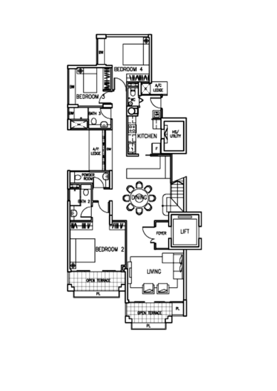 The Berth by the Cove - Floor Plan