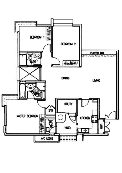 The Floravale - Floor Plan