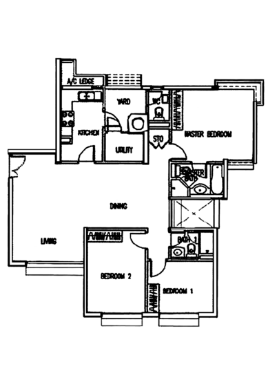 The Floravale - Floor Plan