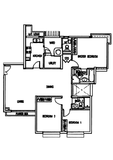 The Floravale - Floor Plan