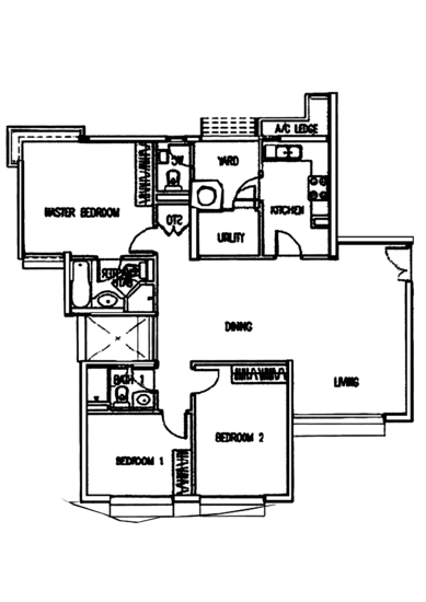 The Floravale - Floor Plan