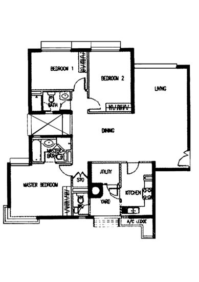 The Floravale - Floor Plan
