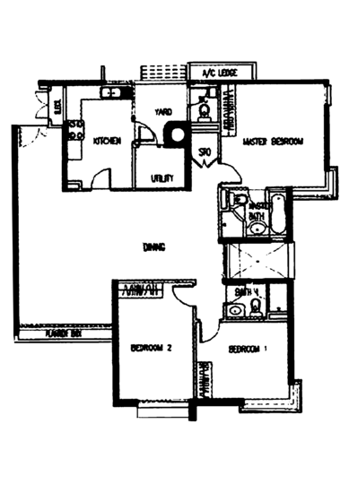 The Floravale - Floor Plan