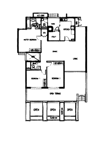The Floravale - Floor Plan