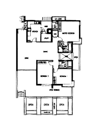 The Floravale - Floor Plan
