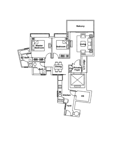 The Belvedere - Floor Plan