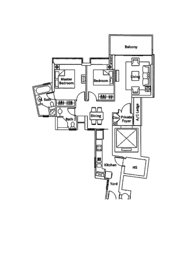 The Belvedere - Floor Plan