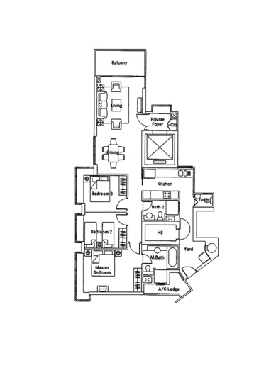 The Belvedere - Floor Plan