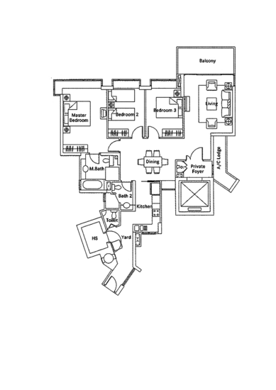The Belvedere - Floor Plan