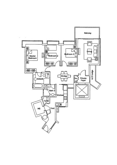 The Belvedere - Floor Plan