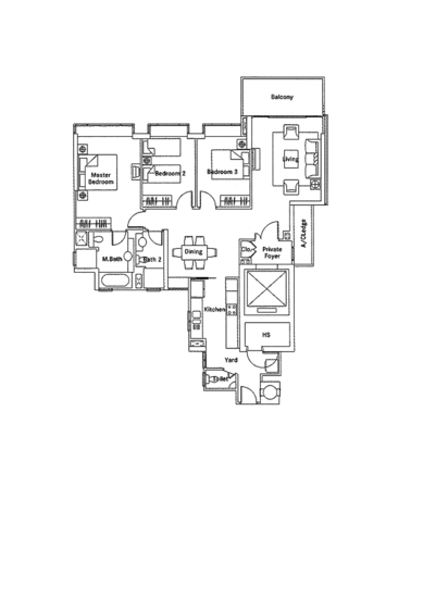 The Belvedere - Floor Plan