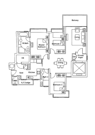 The Belvedere - Floor Plan