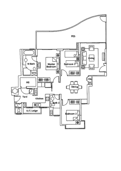 The Belvedere - Floor Plan