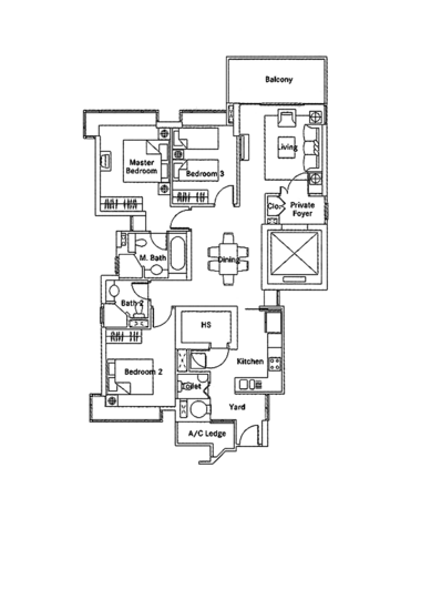 The Belvedere - Floor Plan
