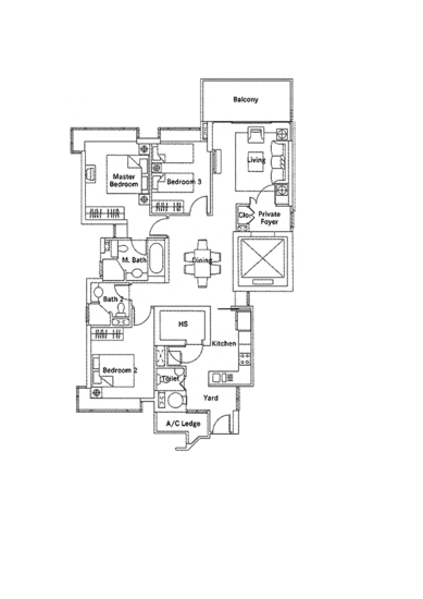 The Belvedere - Floor Plan
