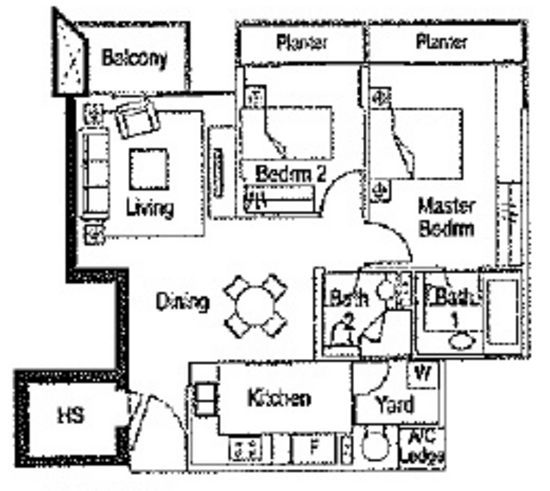 Watermark Robertson Quay - Floor Plan