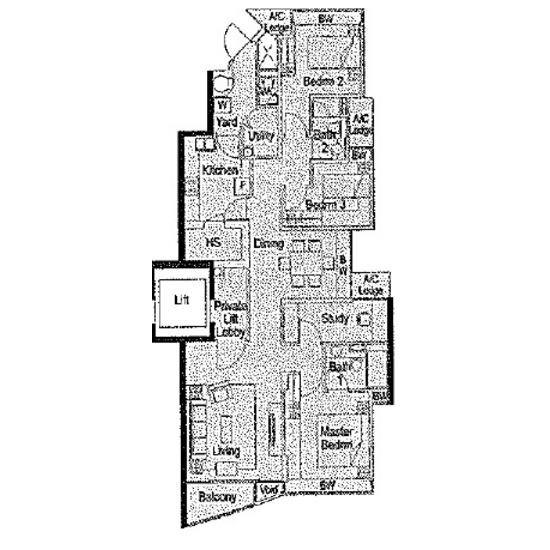 Watermark Robertson Quay - Floor Plan