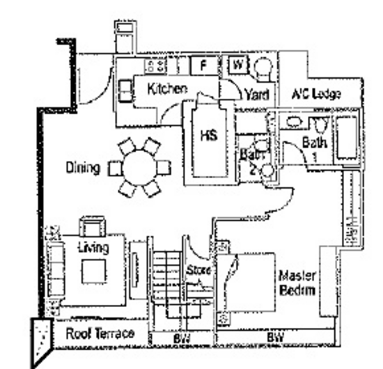 Watermark Robertson Quay - Floor Plan