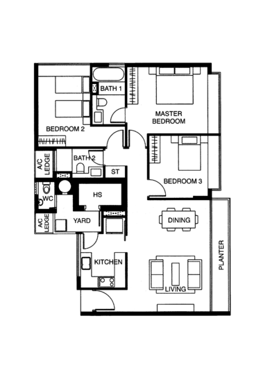 Riveredge - Floor Plan
