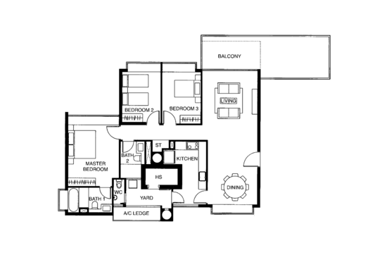Riveredge - Floor Plan