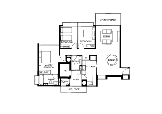 Riveredge - Floor Plan