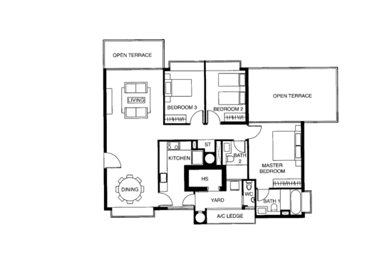 Riveredge - Floor Plan