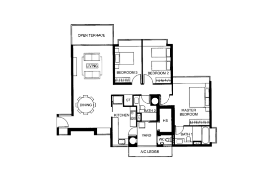 Riveredge - Floor Plan