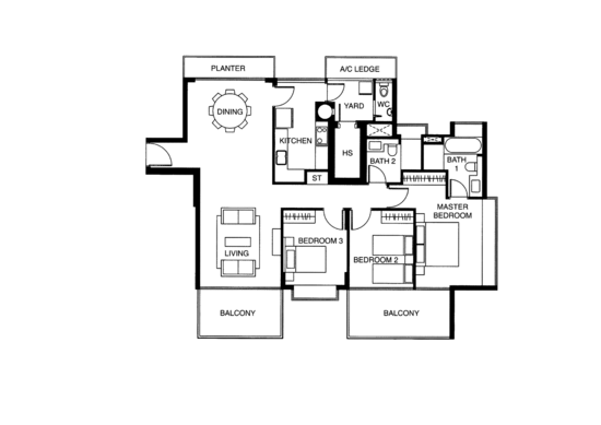 Riveredge - Floor Plan