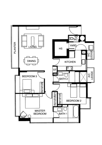 Riveredge - Floor Plan