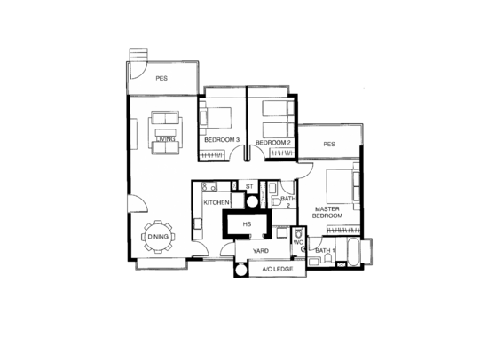 Riveredge - Floor Plan