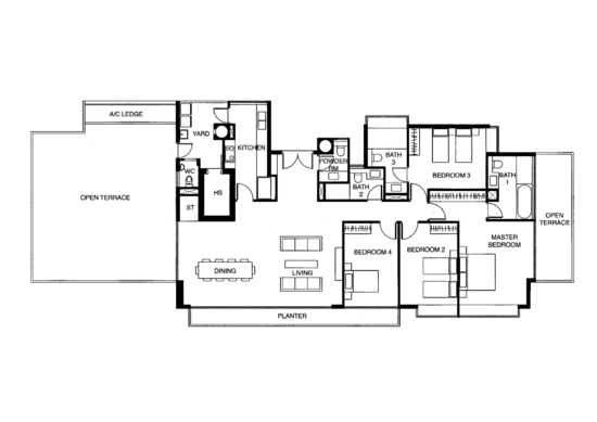 Riveredge - Floor Plan