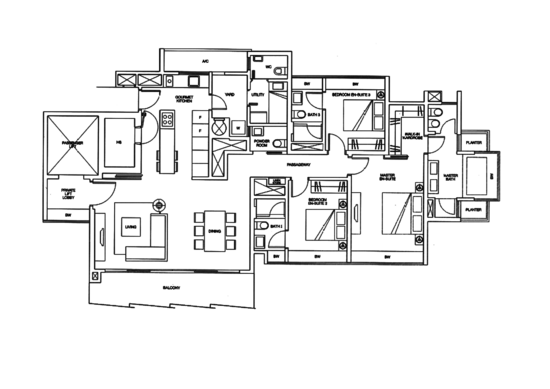 The Tate Residences - Floor Plan