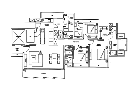 The Tate Residences - Floor Plan