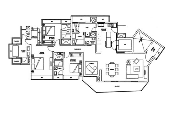 The Tate Residences - Floor Plan
