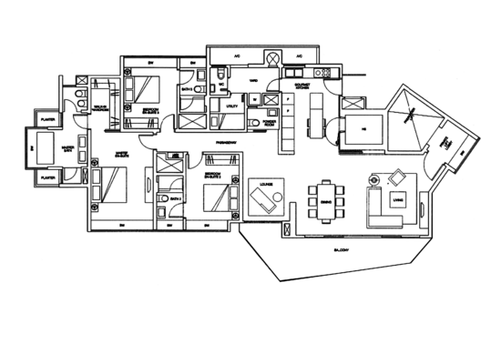 The Tate Residences - Floor Plan