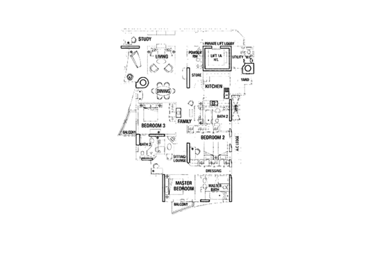 Cuscaden Residences - Floor Plan