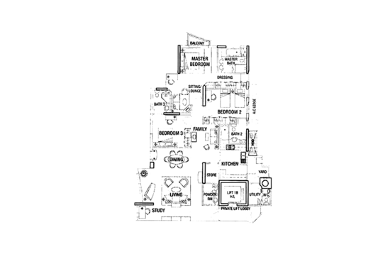 Cuscaden Residences - Floor Plan
