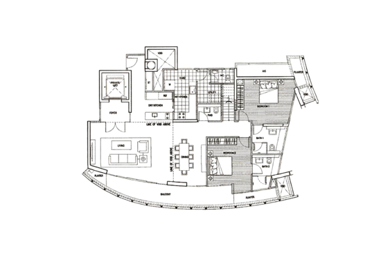 Saint Thomas Suites - Floor Plan