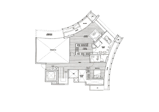 Saint Thomas Suites - Floor Plan