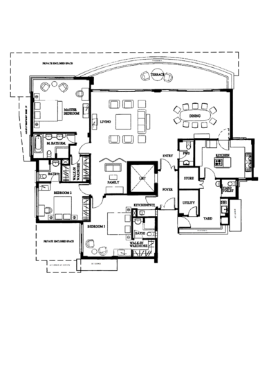 Camelot By-The-Water - Floor Plan