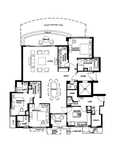 Camelot By-The-Water - Floor Plan